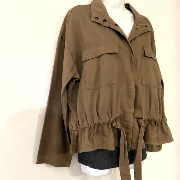 TIME AND TRU BROWN UTILITY JACKET GREAT CONDITION - Picture 7 of 15